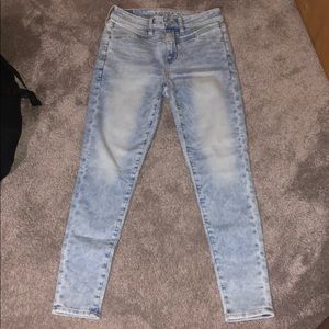 🔥AEO Super Stretch Hi-Rise Jeggings